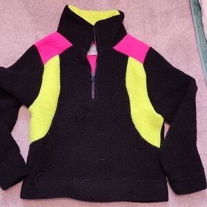 Dudley Stephens Black Fleece with Neon Pink and Yellow Accents